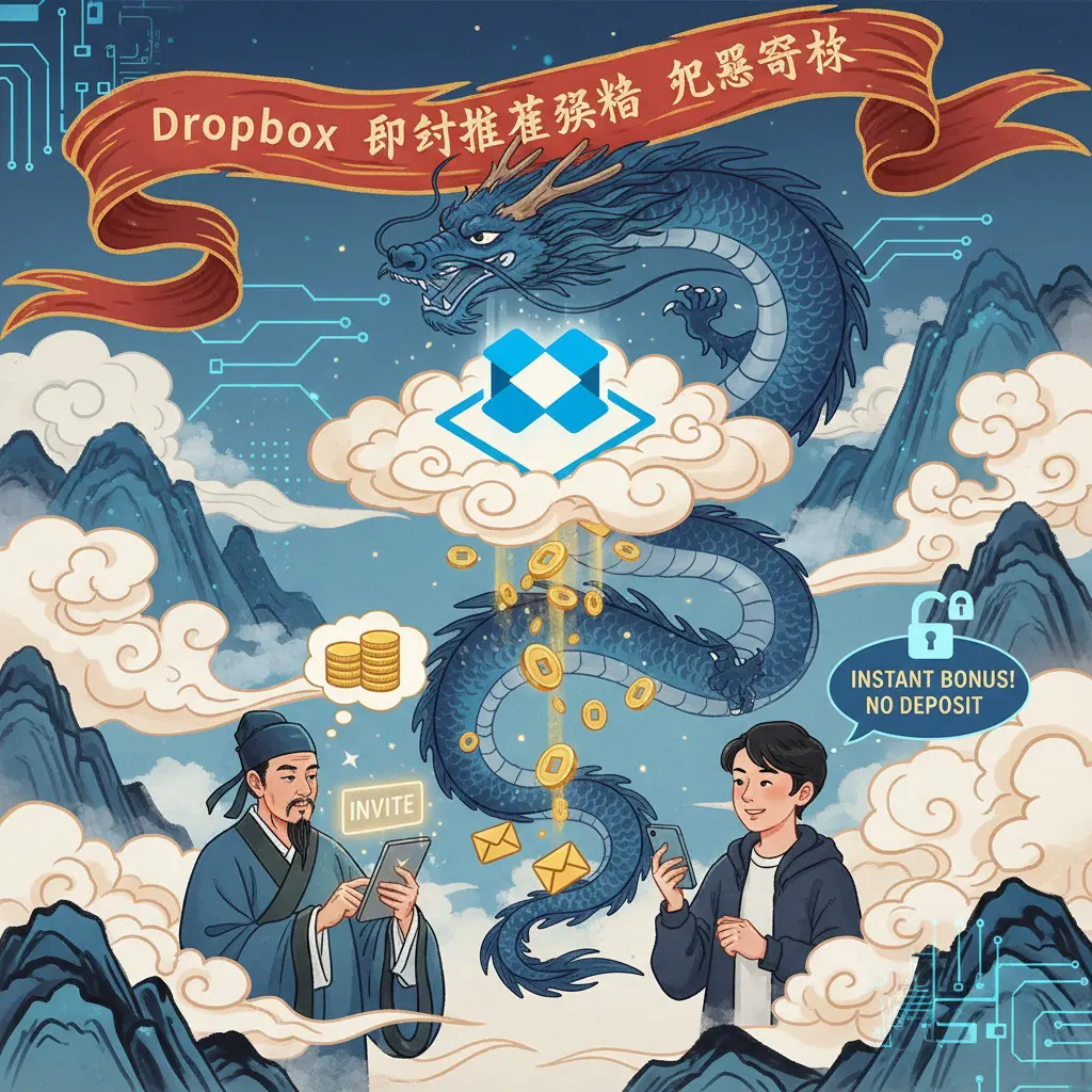 instant referral bonus no deposit - Dropbox