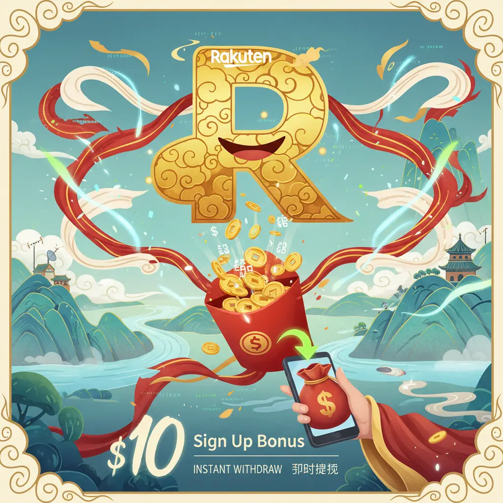 $10 sign up bonus instant withdraw - Rakuten