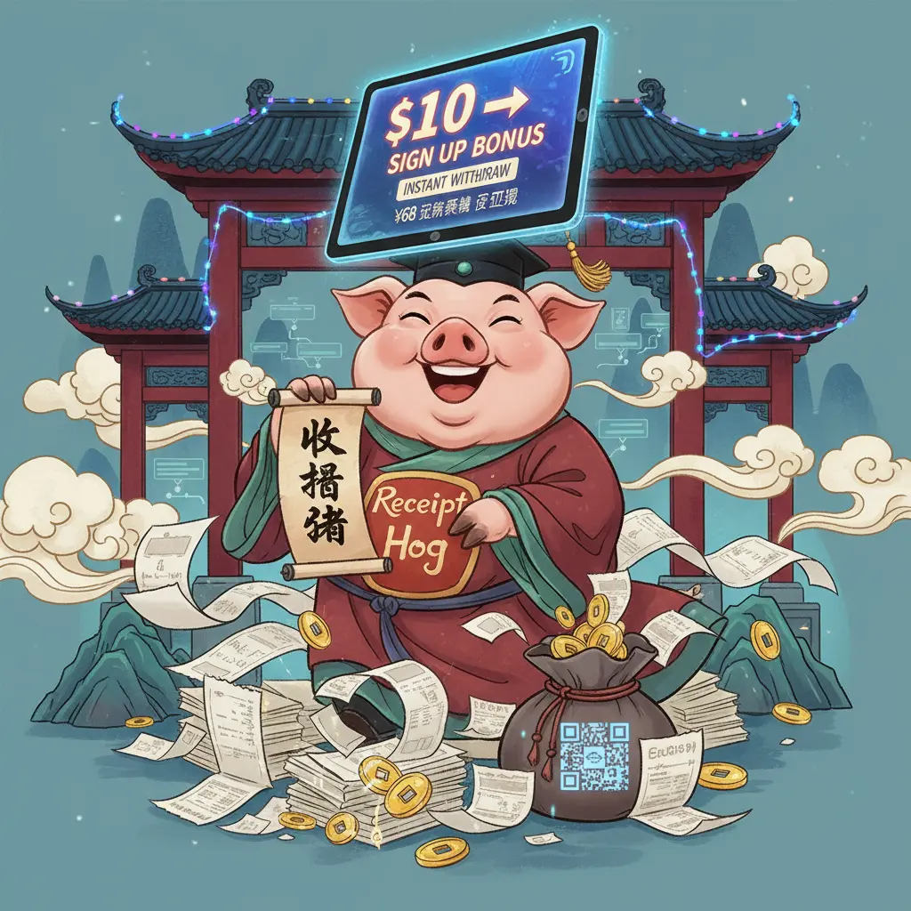 $10 sign up bonus instant withdraw - Receipt