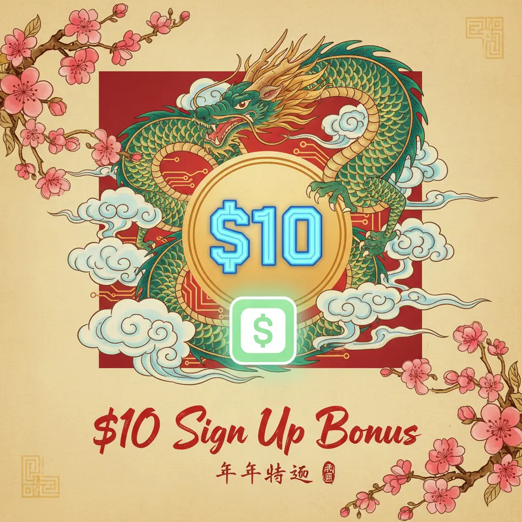 $10 sign up bonus - Cash